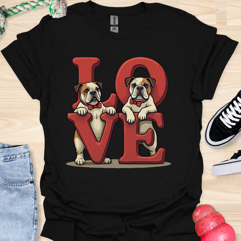 Love is a four legged word - V6 - Standing Duo T-Shirt